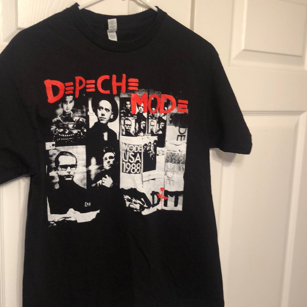 Black Depeche Mode TSHIRT guys or girls or kids